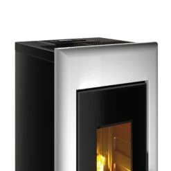 Freepoint One 7 White Freestanding Pellet Stove, Eco Design Approved, Defra Approved(Freepoint One 7 Freestanding Pellet Stove Eco Design Approved Defra Approved) -Gr8fires 201201 Dett One Airtight HQ 01
