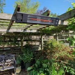 Ecostrad Apex Infrared Patio Heater - Black 1.8kw With Remote -Gr8fires 20200731 152418