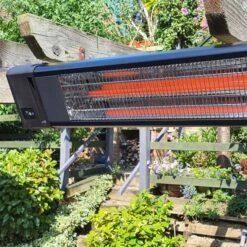 Ecostrad Apex Infrared Patio Heater - Black 1.8kw With Remote -Gr8fires 20200731 152512
