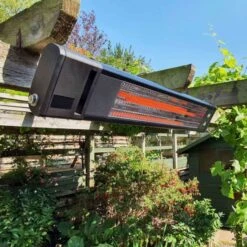 Ecostrad Apex Infrared Patio Heater - Black 1.8kw -Gr8fires 20200731 155135