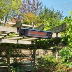 Ecostrad Apex Infrared Patio Heater - Black 1.8kw