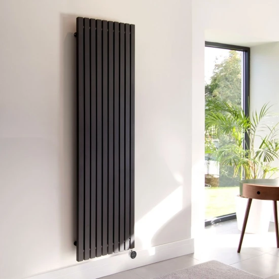 Ecostrad Adesso IQ WiFi Vertical Designer Electric Radiator - Black 1000w (390 X 1600mm) 5 Ecostrad Adesso IQ WiFi Vertical Designer Electric Radiator - Black 1000w (390 X 1600mm) - Image 3