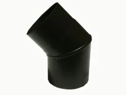 5 Inch 45 Degree Plain Black Flue Elbow(5 Inch 45 Degree Plain Black Flue Elbow)
