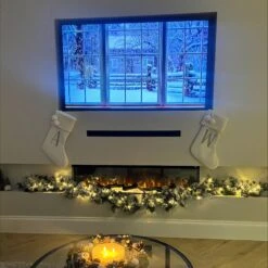 Ezee Glow 50'' Celestial Built-In Media Wall Electric Fire(Ezee Glow 50 Celestial Built In Electric Fire) -Gr8fires 50Inch1