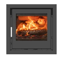 Mazona Clovelly 550 6kW Steel 4 Sided Trim Stove, Multifuel, Woodburning, Cassette, Inset, Eco Design Approved, Defra Approved(Mazona Clovelly 550 6kw Steel 4 Sided Trim Stove Multifuel Woodburning Cassette Inset Eco Design Approved Defra Approved) -Gr8fires 550clovellykinsale4sided