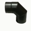 6 Inch 90 Degree Plain Black Flue Elbow(6 Inch 90 Degree Plain Black Flue Elbow) -Gr8fires 90 inch enamel flue bend 2