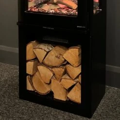 Ezee Glow Crescent Tall Log Store(Ezee Glow Crescent Tall Log Store)