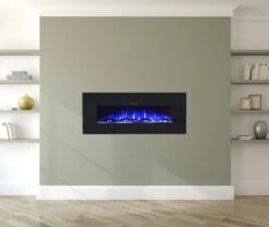Ezee Glow Zara 50" Black Wall Mounted Or Recessed / Built In Electric Fire(Ezee Glow Zara Black Wall Mounted Or Recessed Built In Electric Fire) -Gr8fires 9a5b0a94a2633b8e70cfec1dd1279b9b