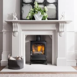 Arada Holborn 5W Multifuel Woodburning Stove, Freestanding, Eco Design Approved, Defra Approved(Arada Holborn 5 Multi Fuel Wood Burning Stove) -Gr8fires AradaHolbornC1