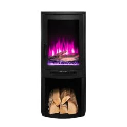 Ezee Glow E-Solera Electric Freestanding Stove With Log Store 1.9kW(Ezee Glow E Solera Electric Freestanding Stove 1 9kw) 24 Ezee Glow E-Solera Electric Freestanding Stove With Log Store 1.9kW(Ezee Glow E Solera Electric Freestanding Stove 1 9kw) -Gr8fires Arc 8