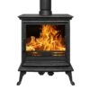 Mazona Bedford 8kW Stove, Multifuel, Woodburning, Freestanding, Eco Design Approved, Defra Approved(Mazona Bedford Eco 8kw Freestanding Wood Burning Multifuel Stove) -Gr8fires Ashford8Angle1