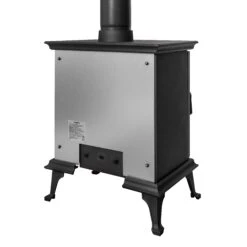 Mazona Bedford 8kW Stove, Multifuel, Woodburning, Freestanding, Eco Design Approved, Defra Approved(Mazona Bedford Eco 8kw Freestanding Wood Burning Multifuel Stove) -Gr8fires Ashford 8 Angle 4