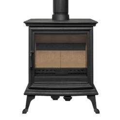 Mazona Bedford 8kW Stove, Multifuel, Woodburning, Freestanding, Eco Design Approved, Defra Approved(Mazona Bedford Eco 8kw Freestanding Wood Burning Multifuel Stove) -Gr8fires Ashford 8 Angle 5