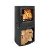 Mazona Eco Crewe 5kW Stove, Multifuel, Woodburning, Log Store, Freestanding, Eco Design Approved, Defra Approved(Mazona Eco Crewe 5kw Log Store Multifuel Woodburning Stove) -Gr8fires CallanLSANgle2