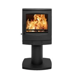 Mazona Eco Crewe 5kW Stove, Multifuel, Woodburning, Pedestal, Freestanding, Eco Design Approved, Defra Approved(Mazona Eco Crewe 5kw Pedestal Multifuel Woodburning Stove) -Gr8fires CallanPANgle1