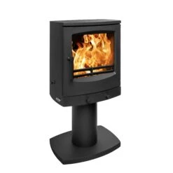Mazona Eco Crewe 5kW Stove, Multifuel, Woodburning, Pedestal, Freestanding, Eco Design Approved, Defra Approved(Mazona Eco Crewe 5kw Pedestal Multifuel Woodburning Stove)