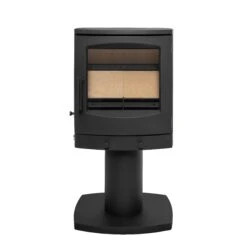Mazona Eco Crewe 5kW Stove, Multifuel, Woodburning, Pedestal, Freestanding, Eco Design Approved, Defra Approved(Mazona Eco Crewe 5kw Pedestal Multifuel Woodburning Stove) -Gr8fires CallanPAngle5