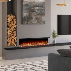 Ezee Glow 36'' Celestial Built-In Media Wall Electric Fire(Ezee Glow 36 Celestial Built In Electric Fire) -Gr8fires Celestial36july2023sq