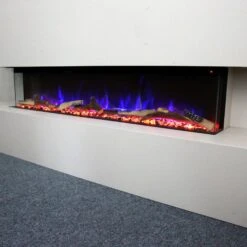 Ezee Glow 60'' Celestial Built-In Media Wall Electric Fire(Ezee Glow 60 Celestial Built In Electric Fire) -Gr8fires Celestial60blueflamesq