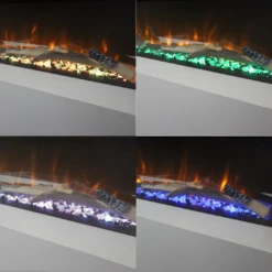 Ezee Glow 60'' Celestial Built-In Media Wall Electric Fire(Ezee Glow 60 Celestial Built In Electric Fire) -Gr8fires FUelbedColours