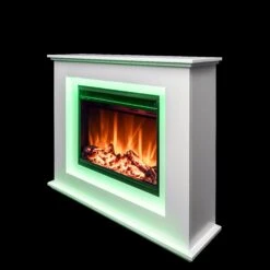 Ezee Glow Nova Electric Fire Suite(Ezee Glow Nova Electric Fire Suite) -Gr8fires Illuminated Surround Colour 3 Side