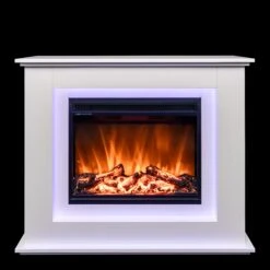 Ezee Glow Nova Electric Fire Suite(Ezee Glow Nova Electric Fire Suite) -Gr8fires Illuminated Surround Colour 4