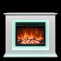 Ezee Glow Nova Electric Fire Suite(Ezee Glow Nova Electric Fire Suite) -Gr8fires Illuminated Surround Colour 8