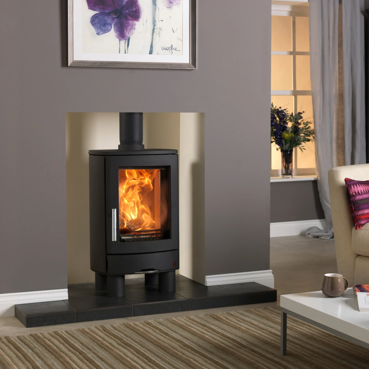 ACR Neo 1F Eco Woodburning Stove Freestanding, Eco Design Approved, Defra Approved(Acr Neo 1f Eco Woodburning Stove Freestanding) 4 ACR Neo 1F Eco Woodburning Stove Freestanding, Eco Design Approved, Defra Approved(Acr Neo 1f Eco Woodburning Stove Freestanding) - Image 2