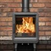 Mazona Heatwave 5kW Multifuel Woodburning Stove, Grey Freestanding Eco Design Approved, Defra Approved(Mazona Heatwave 5kw Multifuel Woodburning Stove Grey Freestanding Eco Design Approved Defra Approved) -Gr8fires OrkaGrey1