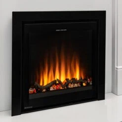 Ezee Glow Pulse Widescreen Black Inset Electric Fire WithGlass Trim(Ezee Glow Pulse Widescreen Black Inset Electric Fire) -Gr8fires PeterBrucePhotography 10794