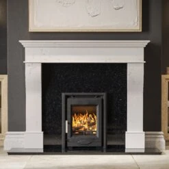 Mazona Dedham 7kW Stove, Multifuel, Woodburning, Inset, Eco Design Approved, Defra Approved(Mazona Dedham 7kw Eco Inset Multifuel Woodburning Stove) -Gr8fires Plaza Naples Portland 7 square tight