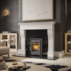 Mazona Dedham 7kW Stove, Multifuel, Woodburning, Inset, Eco Design Approved, Defra Approved(Mazona Dedham 7kw Eco Inset Multifuel Woodburning Stove) -Gr8fires Portland 7 And Plaza Naples sqaure
