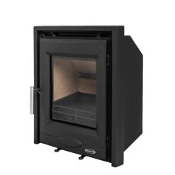 Mazona Dedham 7kW Stove, Multifuel, Woodburning, Inset, Eco Design Approved, Defra Approved(Mazona Dedham 7kw Eco Inset Multifuel Woodburning Stove) -Gr8fires Portland 7 Angle 7