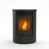 Duroflame Rinus 7kW Pellet Stove, Freestanding, Ecodesign Approved, Defra Approved(Duroflame Rinus Pellet Stove) -Gr8fires Rinus voorkant aan 1024x576 1