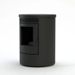 Duroflame Rinus 7kW Pellet Stove, Freestanding, Ecodesign Approved, Defra Approved(Duroflame Rinus Pellet Stove) -Gr8fires Rinus zijkant 1024x576 1