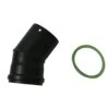 3 Inch 30 Degree Enamel Flue Bend Plain-black(3 30 Enamel Flue Bend Plain Black 1) -Gr8fires SFB330P