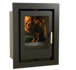 Arada I400 4kW 4 Sided Trim Stove, Multifuel, Woodburning Cassette, Inset, Defra Approved(Arada I400 4kw 4 Sided Trim Stove Multifuel Woodburning Cassette Inset Defra Approved)