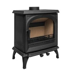 Mazona Albourne 10kW Multifuel Woodburning Stove, Freestanding, Eco Design Approved, Defra Approved(Mazona Albourne 10kw Multifuel Woodburning Stove Freestanding Eco Design Approved Defra Approved) -Gr8fires Shelbourne5Angle6