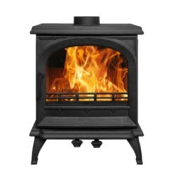 Mazona Albourne 8kW Multifuel Woodburning Stove, Freestanding, Eco Design Approved, Defra Approved(Mazona Albourne 8kw Multifuel Woodburning Stove Freestanding Eco Design Approved Defra Approved)