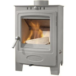 Arada Hamlet Solution 5 Compact Pebble Stove, Multi Fuel Wood Burning, Freestanding (S4) Ecodesign Approved, Defra Approved(Arada Hamlet Solution 5 Compact Pebble Stove Multi Fuel Wood Burning Freestanding S4 Ecodesign Approved Defra Approved)