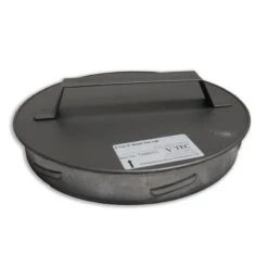 5 Inch Black Twin Wall Flue Tee Cap Only(5 Inch Black Twin Wall Flue Tee Cap Only 1)