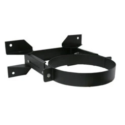 5 Inch (125mm) Black Twin Wall Adjustable Wall Bracket 200-310mm Inc Locking Band(5 Inch Black Twin Wall Adjustable Wall Bracket 200 310mm)