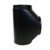 5 Inch (125mm) Black Twin Wall 90 Degree Tee (with Plug) Inc Locking Band(5 Inch Black Twin Wall 90 Degree Tee With Plug) 1 5 Inch (125mm) Black Twin Wall 90 Degree Tee (with Plug) Inc Locking Band(5 Inch Black Twin Wall 90 Degree Tee With Plug) -Gr8fires Twpb590T1