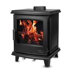 Mazona Cheshire 5kW Multifuel Woodburning Stove, Eco Design Approved, Defra Approved(Mazona Cheshire 5kw Multifuel Woodburning Stove Eco Design Approved Defra Approved) -Gr8fires Westport Angled2 copy