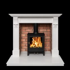 Mazona Warwick Widescreen 5kW Multifuel Woodburning Stove, Freestanding, Eco Design Approved, Defra Approved(Mazona Warwick Widescreen 5kw) -Gr8fires Wicklow5Widescreen3 3c35e84c 5834 4236 ada3 7a7089a25d00