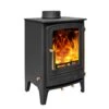 Mazona Warwick 5 KW Multifuel Woodburning Stove, Freestanding, Eco Design Approved, Defra Approved(Mazona Warwick 5 Kw Ecodesign Ready Multi Fuel Wood Burning Stove) -Gr8fires Wicklow 5 Angle 2