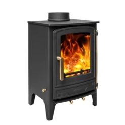 Mazona Warwick 5 KW Multifuel Woodburning Stove, Freestanding, Eco Design Approved, Defra Approved(Mazona Warwick 5 Kw Ecodesign Ready Multi Fuel Wood Burning Stove)