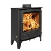 Mazona Warwick Widescreen 5kW Multifuel Woodburning Stove, Freestanding, Eco Design Approved, Defra Approved(Mazona Warwick Widescreen 5kw) -Gr8fires Wicklow WS Angle 2
