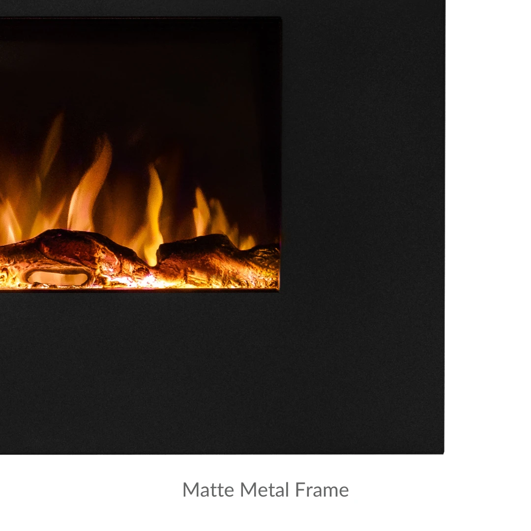Ezee Glow Mini Zara Metal Frame Wall Mounted Or Recessed / Built-In Electric Fire(Ezee Glow Mini Zara Metal Wall Mounted Or Recessed Built In Electric Fire) 8 Ezee Glow Mini Zara Metal Frame Wall Mounted Or Recessed / Built-In Electric Fire(Ezee Glow Mini Zara Metal Wall Mounted Or Recessed Built In Electric Fire) - Image 6