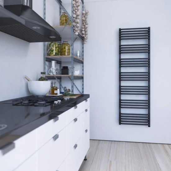 Terma Alex ONE Designer Electric Towel Rail - Grey 400w (500 X 760mm) 6 Terma Alex ONE Designer Electric Towel Rail - Grey 400w (500 X 760mm) - Image 4